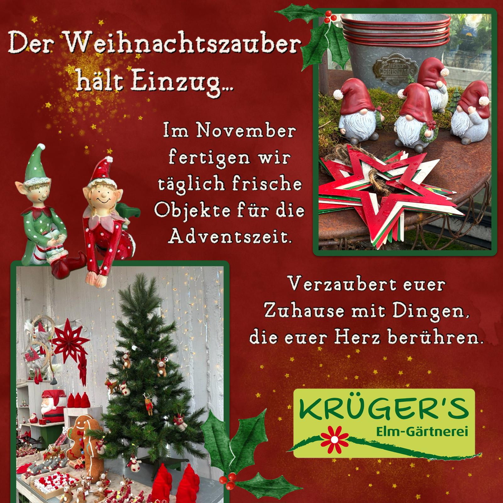 Der Weihnachtszauber hält Einzug…